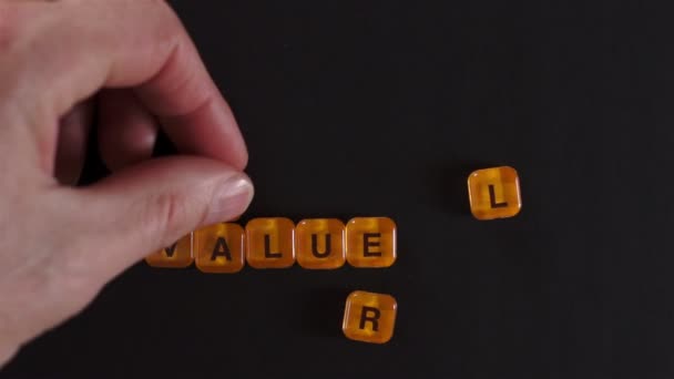 Blocs de lettre Orthographe Valeur réelle 