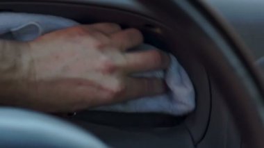 Araba Temizleme silme gösterge paneli