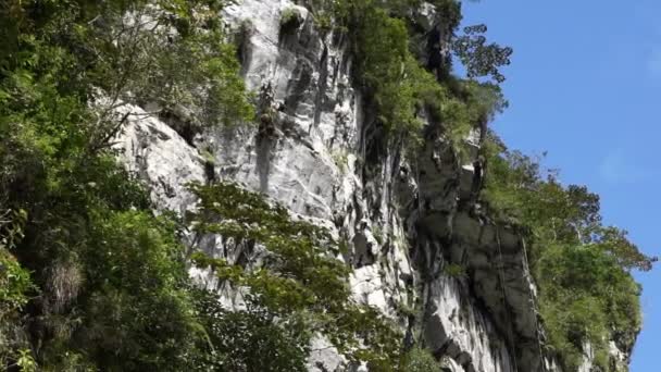 Geology and Mining Limestone Mountain — Stock Video