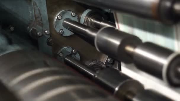 Rouleaux de presse offset industriels Gros plan 