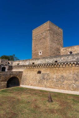 Castello Svevo di Bari Puglia, İtalya 'da Eski Şehir' in hemen dışında.