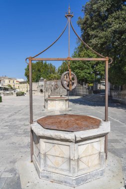 Zadar Hırvatistan 'daki Beş Kuyu