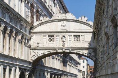 İtalya 'da Venedik' te İç Çekiş Köprüsü