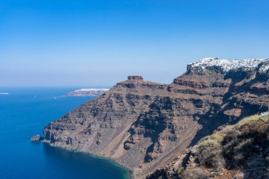 Skathos Rock, Imerovigli, Santorini, Yunanistan, Avrupa