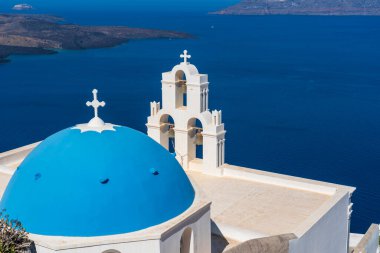 Fira, Santorini, Yunanistan, Avrupa 'nın üç çanı