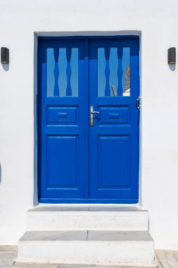 Oia 'da, Santorini' de, Yunanistan 'da, Avrupa' da,