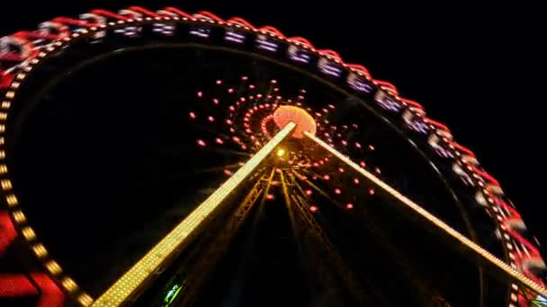 Zeitraffer-Riesenrad — Stockvideo