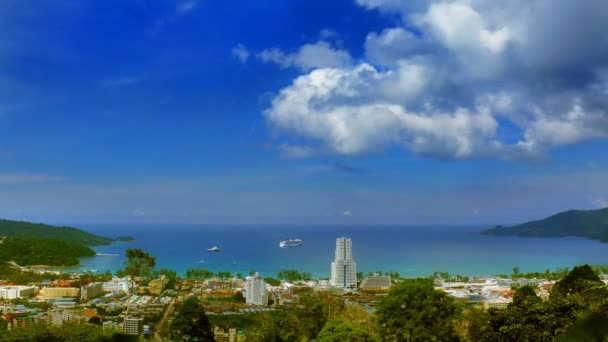 Vista de Patong — Vídeo de Stock