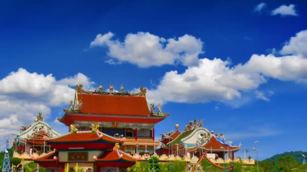 Китайский храм — стоковое видео