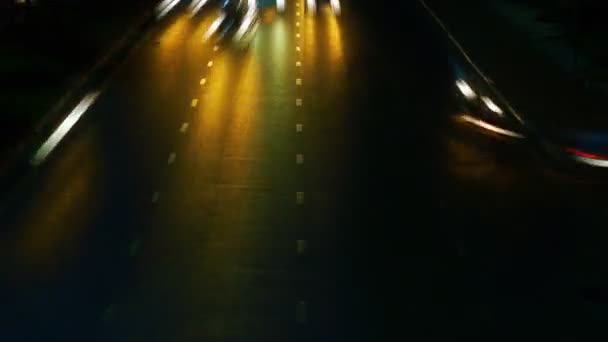 Timelapse verkeer, loopbare. — Stockvideo