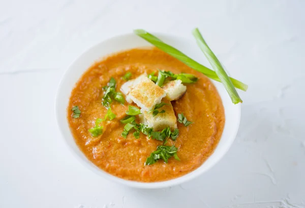 Zuppa di crema di carote — Foto Stock