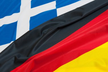 Almanya ve Greec bayrakları