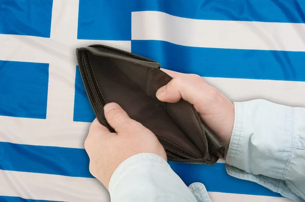 Crise financière en Grèce — Photo