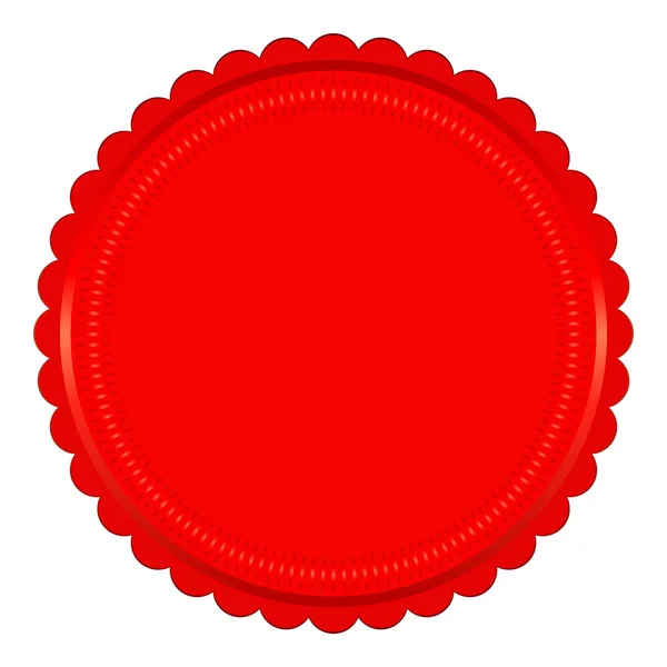 Ilustracja wektorowa czerwona pieczęć — Wektor stockowy