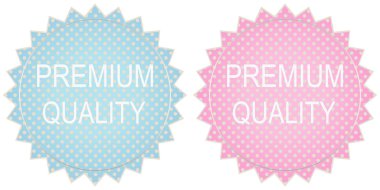 vektör premium kalite etiketi