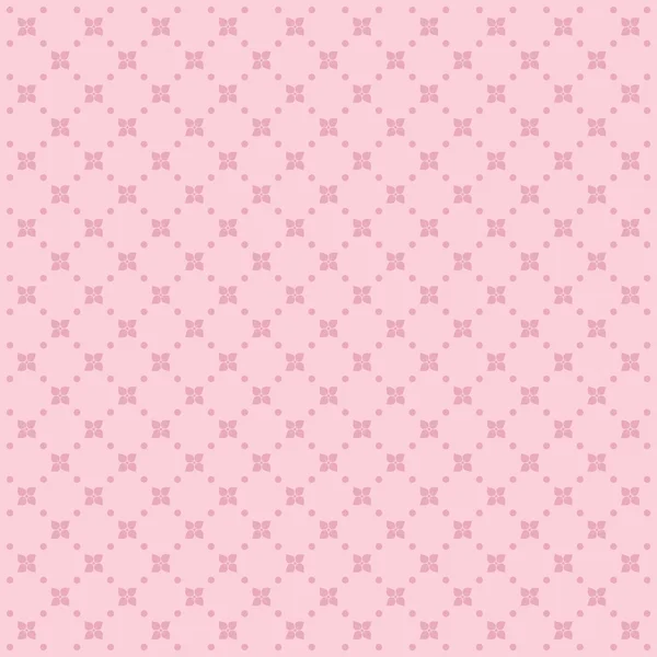 Pink Floral Pattern — Wektor stockowy