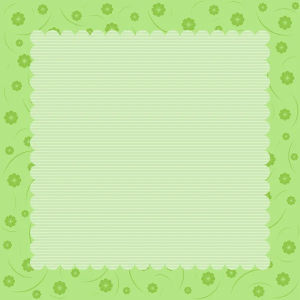 Diseño de tarjeta de felicitación verde . —  Fotos de Stock