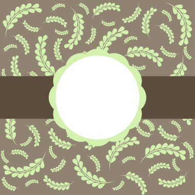 Güzel çiçekler tebrik kartı tasarımı dekore edilmiştir.