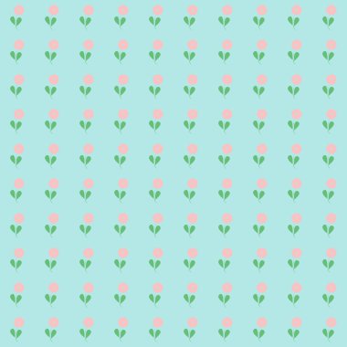 Sevimli çiçek deseni. Çiçek arka plan