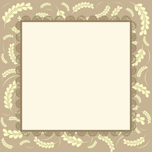 Carte de vœux, étiquette romantique avec fleur — Image vectorielle