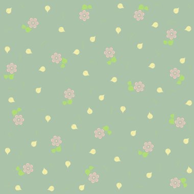 Sevimli çiçek desenli