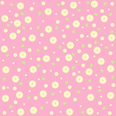 Küçük sevimli çiçek desen arka plan