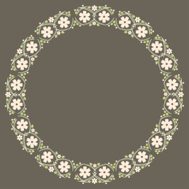 Düğün davetiyeleri için çerçeve çiçek