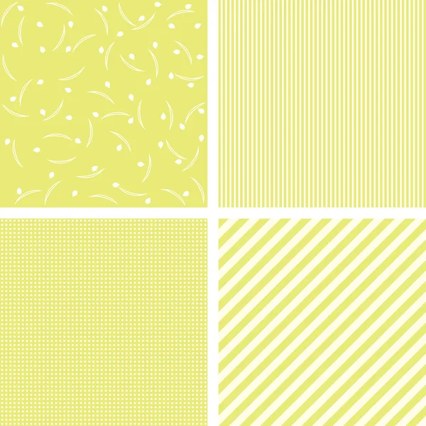 Set of four patterns. — Stock Photo, Image