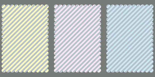 Conjunto de tarjetas Vintage — Vector de stock