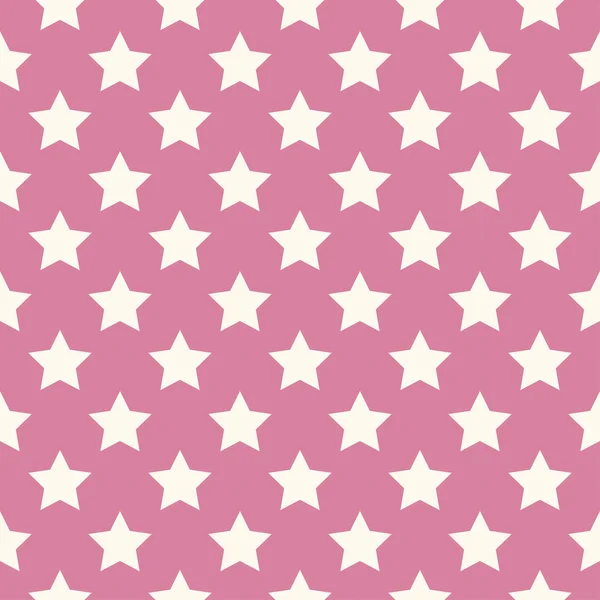 Seamless stars pattern vector — Stock Vector