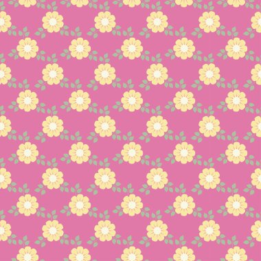 Küçük sevimli çiçek desen arka plan