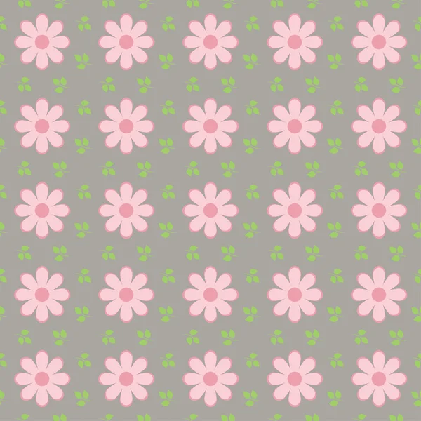 Hermoso fondo floral ditsy — Vector de stock