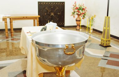 Kilisedeki iç mekan Detayı