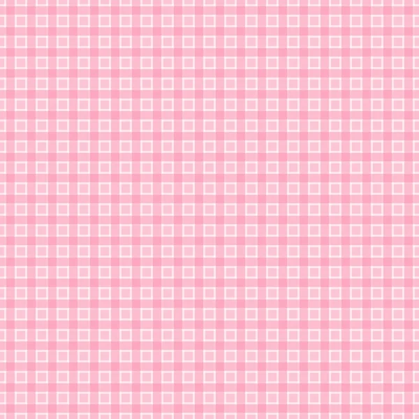 Sfondi rosa di plaid pattern, illustrazione — Vettoriale Stock