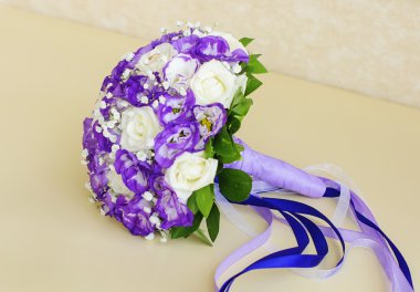 Bouquet of wedding flowers. Wedding stock photo clipart