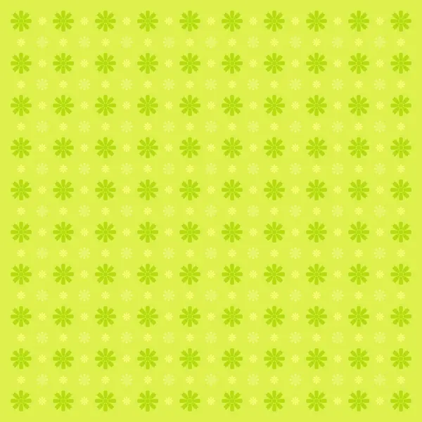 Grüne Blumenmuster für die Gestaltung. — Stockvektor