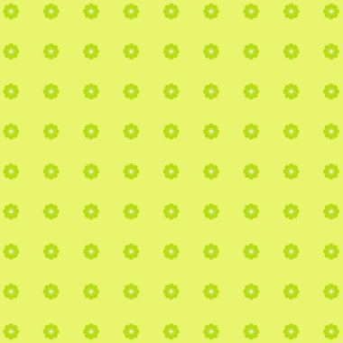 yeşil çiçek deseni