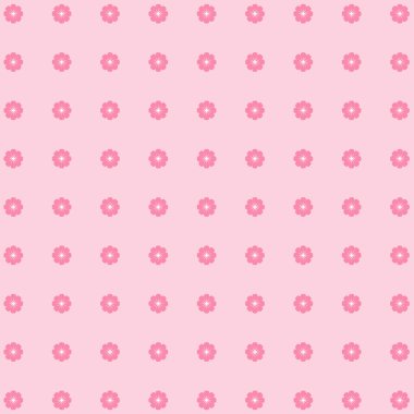Pembe çiçek deseni