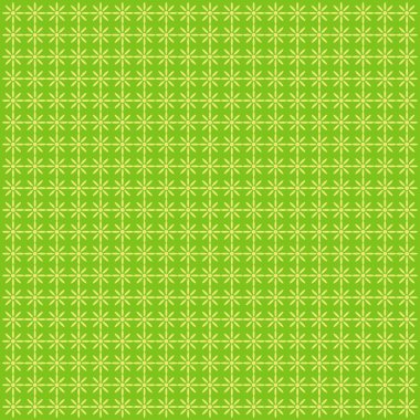 Yeşil vintage çiçek deseni