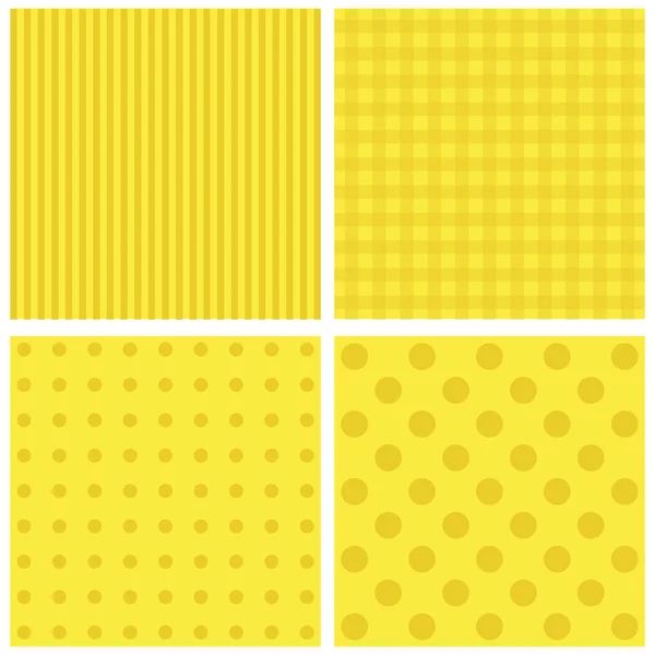 Set of 4 background patterns. — Stock Photo, Image