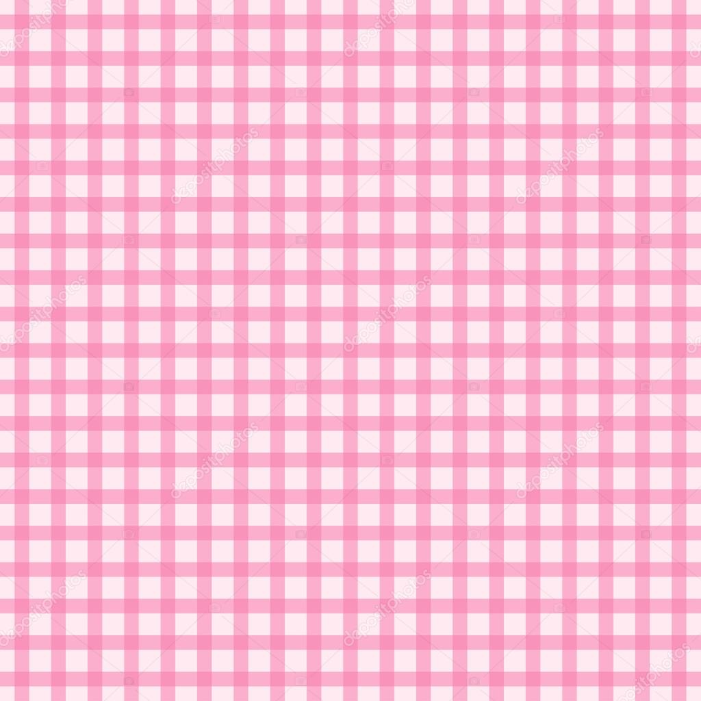 Pink background of plaid pattern, vector illustration
