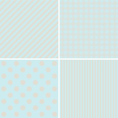 Pastel tonlarda dört alanlardan ayarla