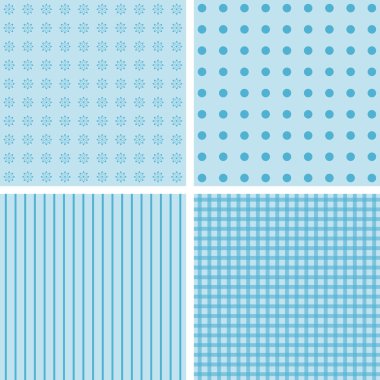  4 arka plan desen soluk mavi ayarla. 