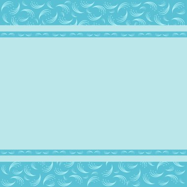 çiçekler ve metin için yer Vintage tebrik kartı