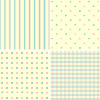 4 retro arka plan desenleri 