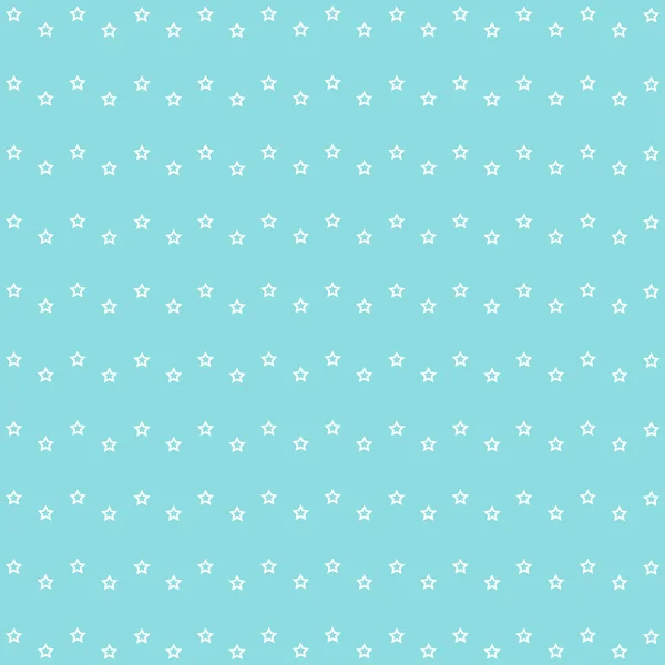 甜甜蓝色几何星星图案 — 图库矢量图片