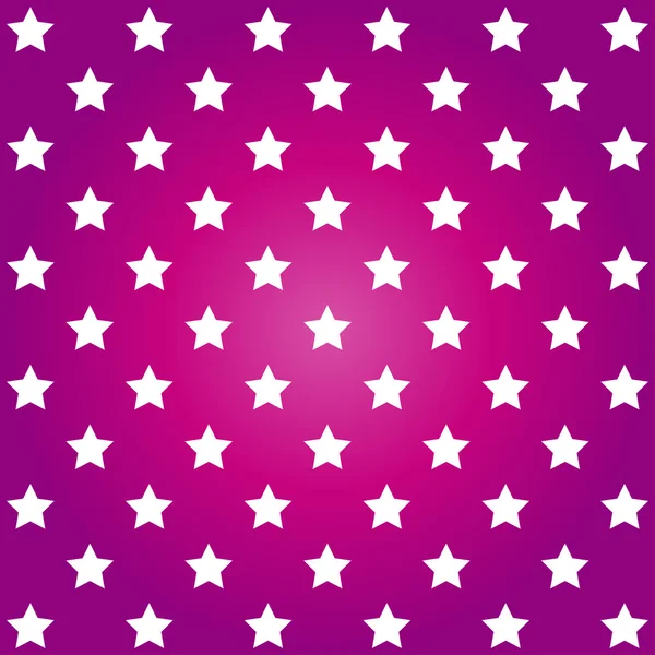 Vector pattern made with white stars — Stock Vector