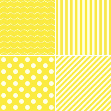 Pastel renklerde 4 sevimli retro arka planlar kümesi