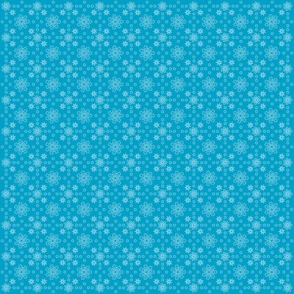 Patrón abstracto brillante azul con estrellas — Vector de stock