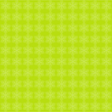 Yeşil soyut kar tanesi desen